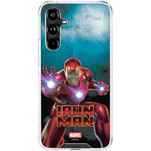 Marvel Iron Man Repulsor Blast Galaxy A54 5G Clear Case