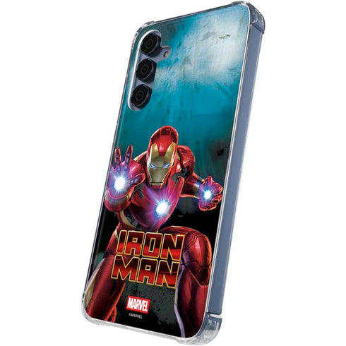 Marvel Iron Man Repulsor Blast Galaxy A55 5G Clear Case
