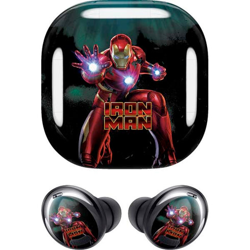 Marvel Iron Man Repulsor Blast Galaxy Buds Pro Skin