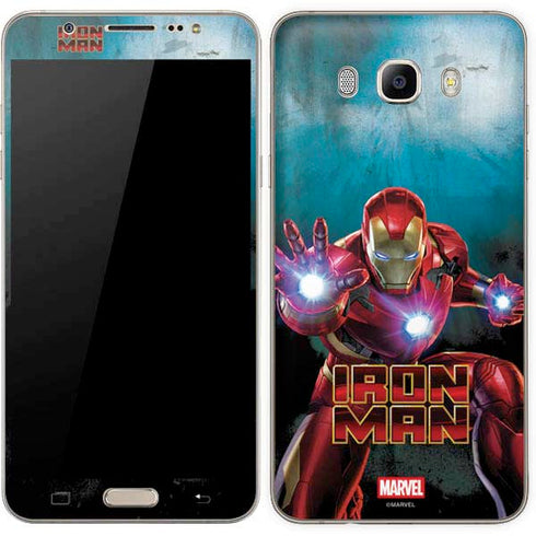Marvel Iron Man Repulsor Blast Galaxy J7 Skin