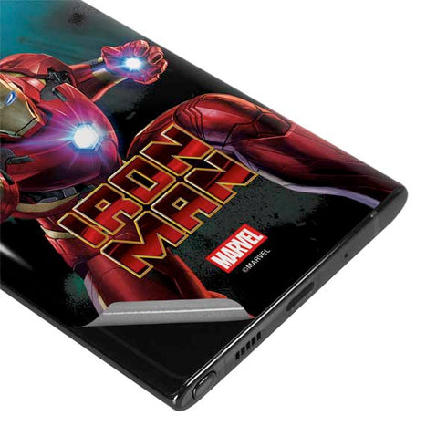 Marvel Iron Man Repulsor Blast Galaxy Note 10 Skin