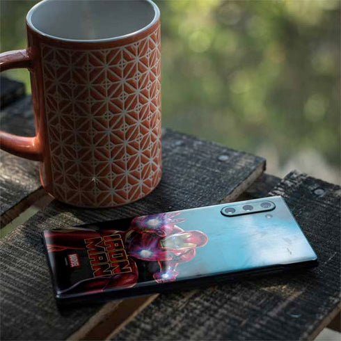 Marvel Iron Man Repulsor Blast Galaxy Note 10 Skin