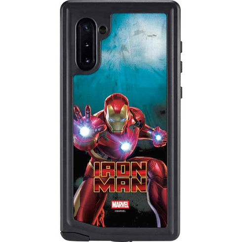 Marvel Iron Man Repulsor Blast Galaxy Note 10 Waterproof Case