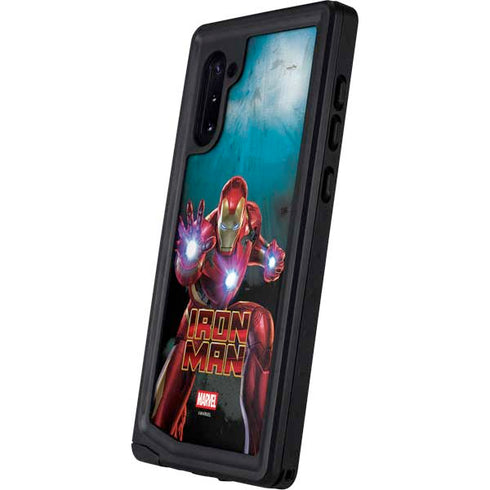 Marvel Iron Man Repulsor Blast Galaxy Note 10 Waterproof Case