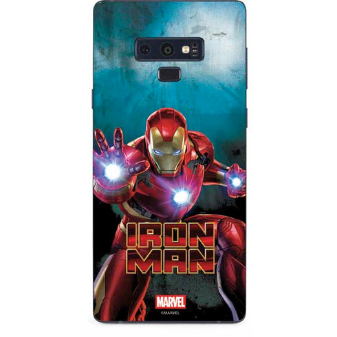 Marvel Iron Man Repulsor Blast Galaxy Note 9 Skin