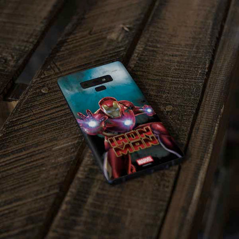 Marvel Iron Man Repulsor Blast Galaxy Note 9 Skin