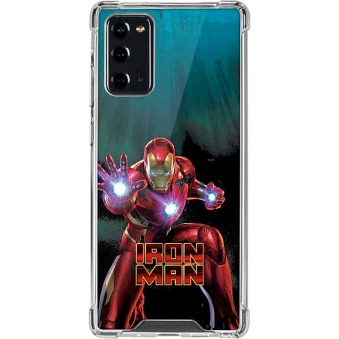 Marvel Iron Man Repulsor Blast Galaxy Note20 5G Clear Case