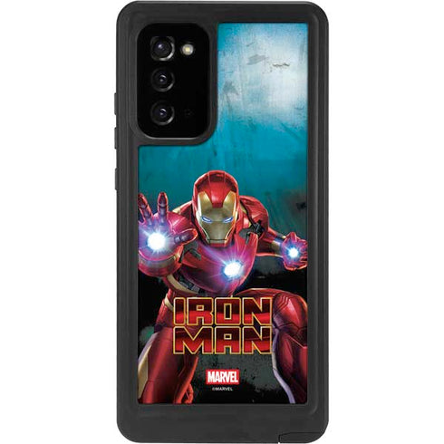 Marvel Iron Man Repulsor Blast Galaxy Note20 5G Waterproof Case