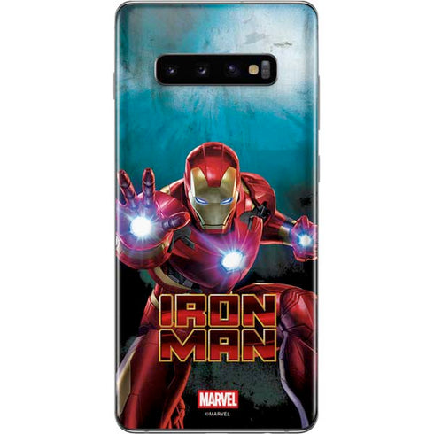 Marvel Iron Man Repulsor Blast Galaxy S10 Plus Skin