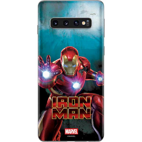 Marvel Iron Man Repulsor Blast Galaxy S10 Skin