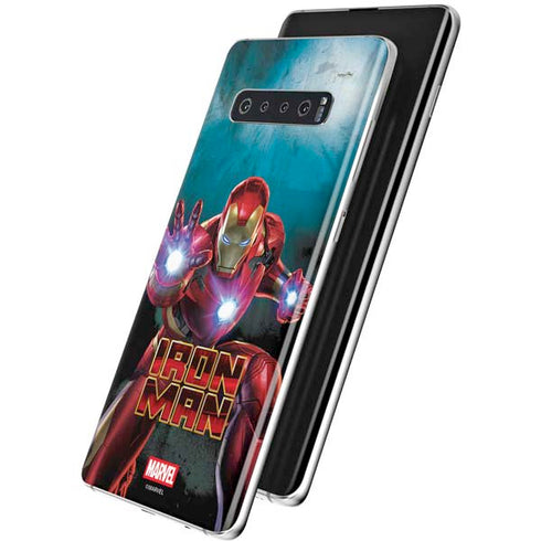 Marvel Iron Man Repulsor Blast Galaxy S10 Skin