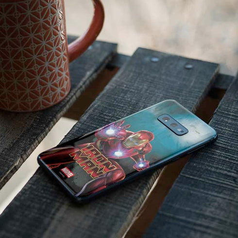 Marvel Iron Man Repulsor Blast Galaxy S10e Skin