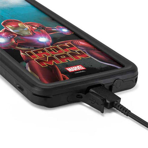 Marvel Iron Man Repulsor Blast Galaxy S20 Plus Waterproof Case