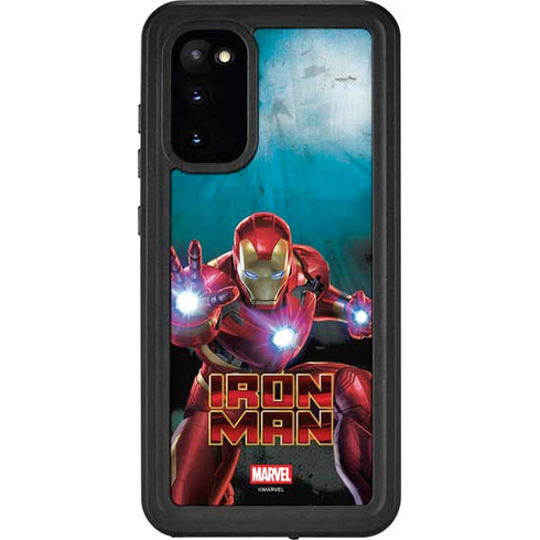 Marvel Iron Man Repulsor Blast Galaxy S20 Waterproof Case