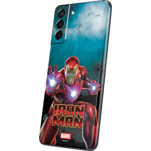 Marvel Iron Man Repulsor Blast Galaxy S21 5G Skin