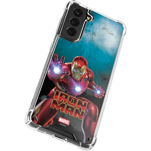 Marvel Iron Man Repulsor Blast Galaxy S21 Plus 5G Clear Case
