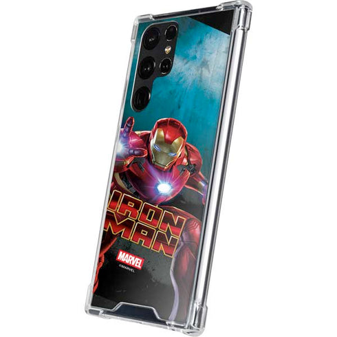 Marvel Iron Man Repulsor Blast Galaxy S22 Ultra Clear Case