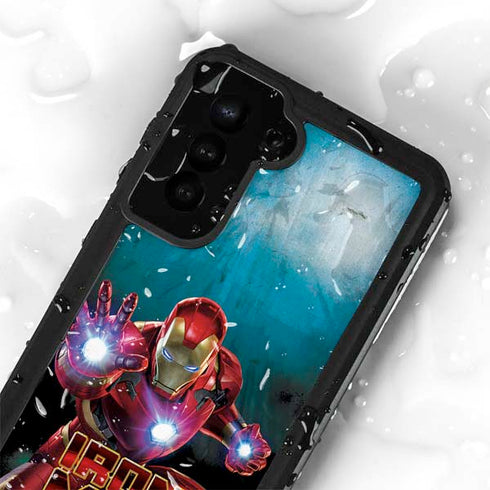Marvel Iron Man Repulsor Blast Galaxy S23 Plus Waterproof Case