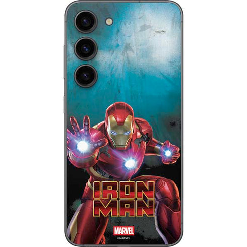 Marvel Iron Man Repulsor Blast Galaxy S23 Skin