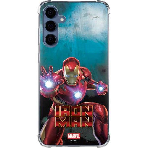 Marvel Iron Man Repulsor Blast Galaxy S24 Clear Case