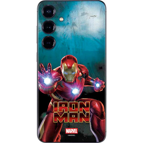 Marvel Iron Man Repulsor Blast Galaxy S24 Skin