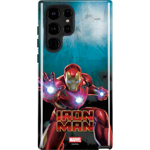 Marvel Iron Man Repulsor Blast Galaxy S24 Ultra Impact Case