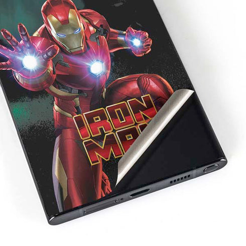 Marvel Iron Man Repulsor Blast Galaxy S24 Ultra Skin