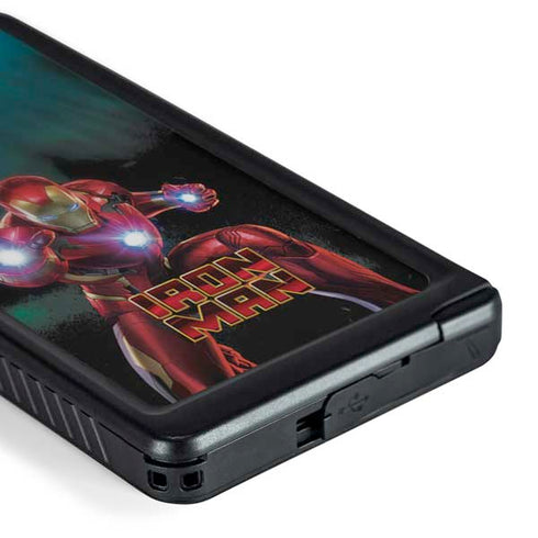 Marvel Iron Man Repulsor Blast Galaxy S24 Ultra Waterproof Case