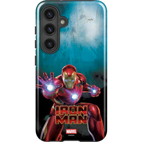Marvel Iron Man Repulsor Blast Galaxy S25 Impact Case