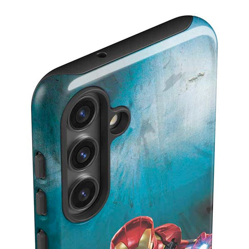 Marvel Iron Man Repulsor Blast Galaxy S25 Impact Case