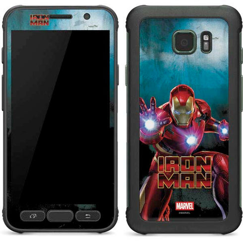 Marvel Iron Man Repulsor Blast Galaxy S7 Active Skin