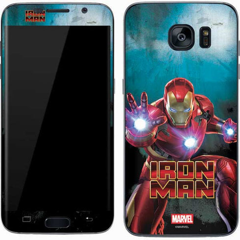 Marvel Iron Man Repulsor Blast Galaxy S7 Skin