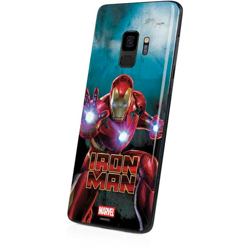 Marvel Iron Man Repulsor Blast Galaxy S9 Skin