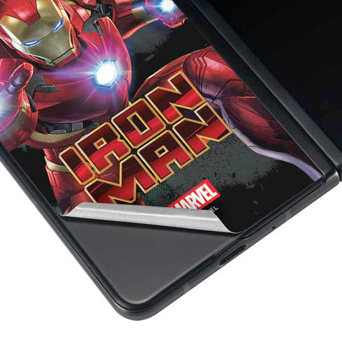 Marvel Iron Man Repulsor Blast Galaxy Z Fold3 5G Skin