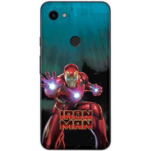 Marvel Iron Man Repulsor Blast Google Pixel 3a Skin