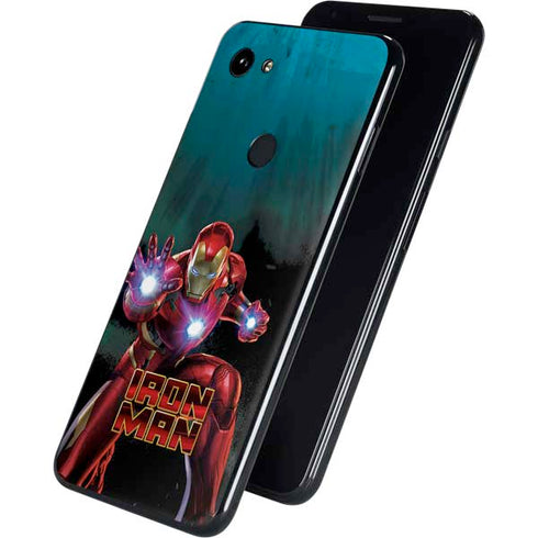 Marvel Iron Man Repulsor Blast Google Pixel 3a Skin