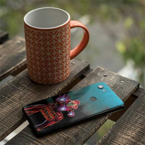 Marvel Iron Man Repulsor Blast Google Pixel 3a Skin