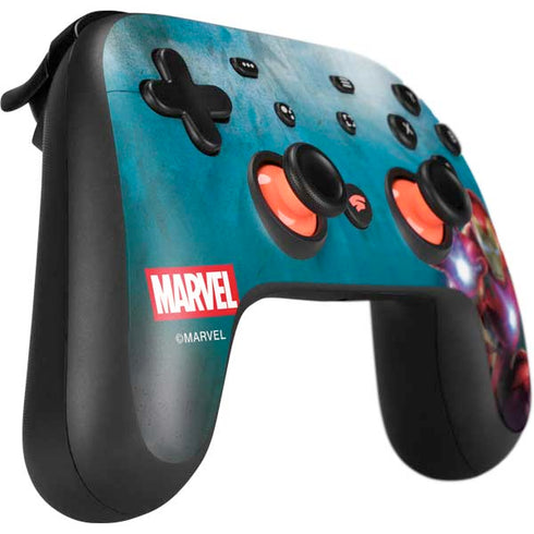 Marvel Iron Man Repulsor Blast Google Stadia Controller Skin