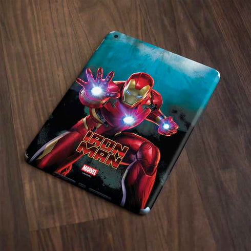 Marvel Iron Man Repulsor Blast Apple iPad Skin