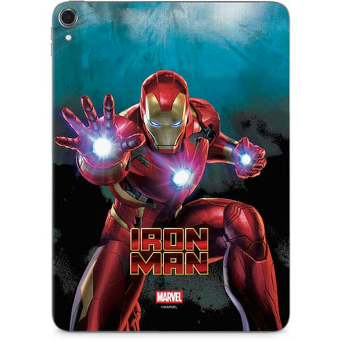 Marvel Iron Man Repulsor Blast Apple iPad Pro Skin