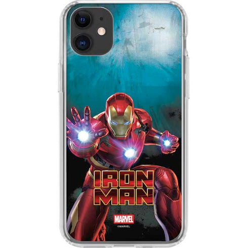 Marvel Iron Man Repulsor Blast iPhone 11 Clear Case