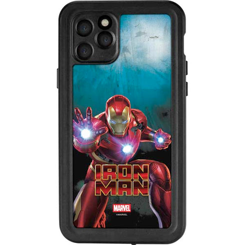 Marvel Iron Man Repulsor Blast iPhone 11 Pro Waterproof Case
