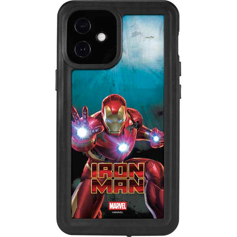 Marvel Iron Man Repulsor Blast iPhone 12 Mini Waterproof Case