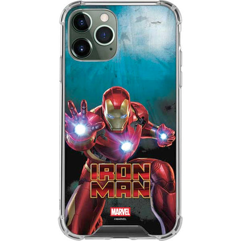 Marvel Iron Man Repulsor Blast iPhone 12 Pro Clear Case
