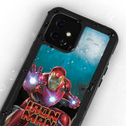 Marvel Iron Man Repulsor Blast iPhone 12 Waterproof Case