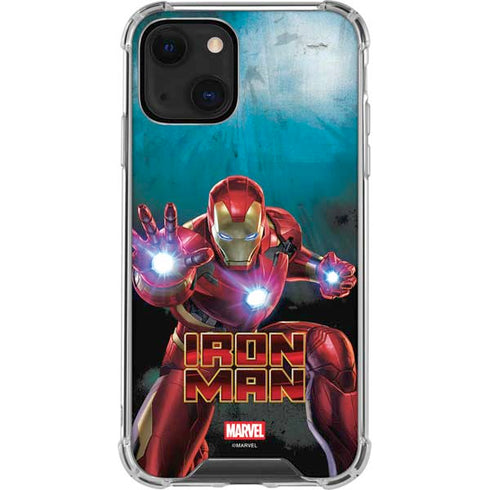 Marvel Iron Man Repulsor Blast iPhone 13 Mini Clear Case