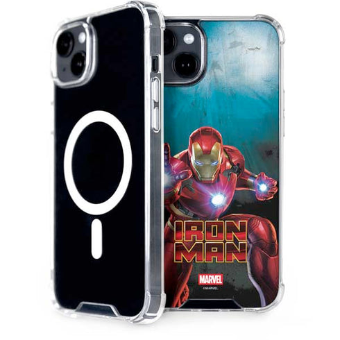 Marvel Iron Man Repulsor Blast iPhone 14 MagSafe Case