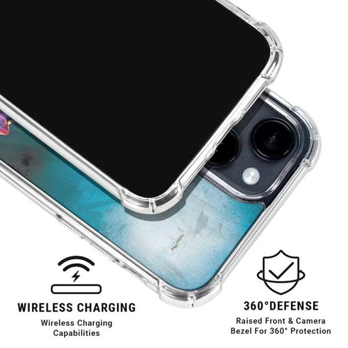 Marvel Iron Man Repulsor Blast iPhone 14 Plus Clear Case