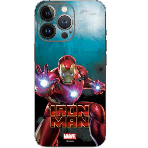 Marvel Iron Man Repulsor Blast iPhone 14 Pro Skin