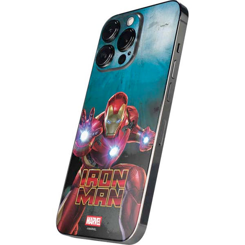 Marvel Iron Man Repulsor Blast iPhone 14 Pro Skin